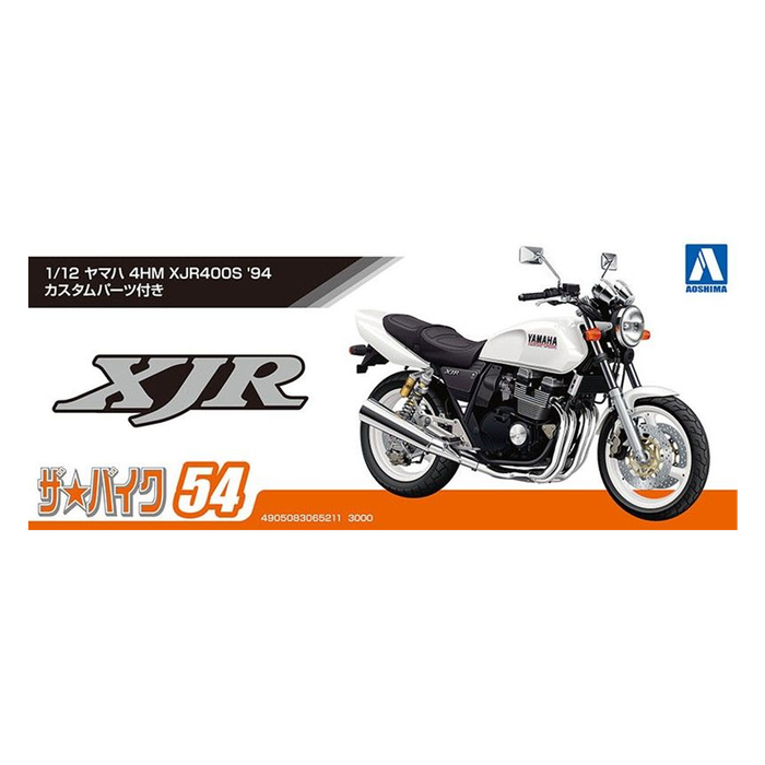 Aoshima: 1/12 Yamaha XJR400S with Custom Part Scale Model Kit #54 - for just $28.99! 
