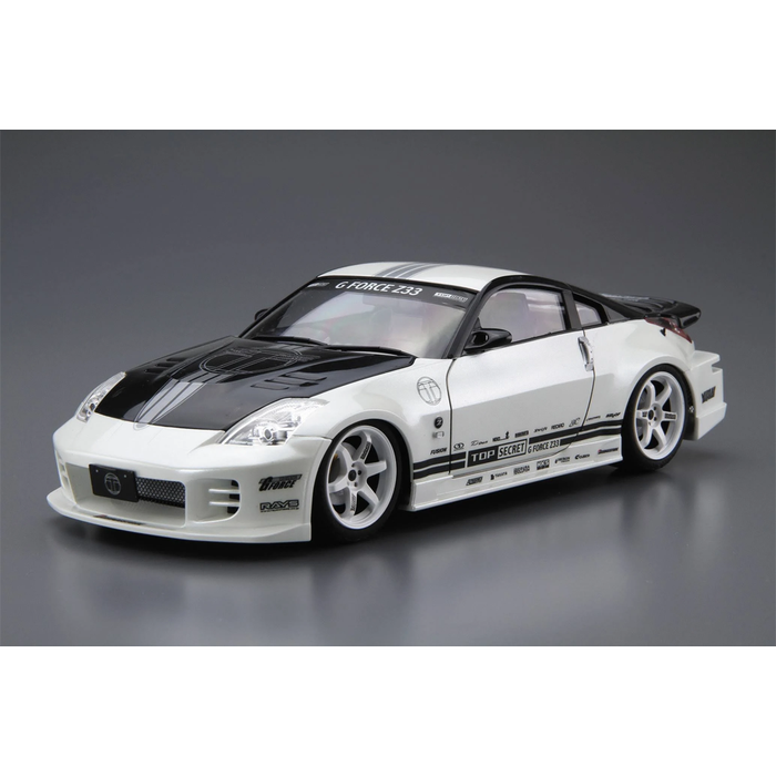 Aoshima: Nissan (2005) Top Secret Z33 Fairlady Z 1/24 Scale Model Kit #33 - for just $39.99! 