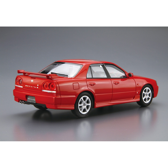 Aoshima: 1/24 NISSAN ER34 SKYLINE 25GT-X TURBO '98 Scale Model Kit #98 - for just $39.99! 