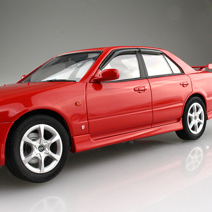 Aoshima: 1/24 NISSAN ER34 SKYLINE 25GT-X TURBO '98 Scale Model Kit #98 - for just $39.99! 