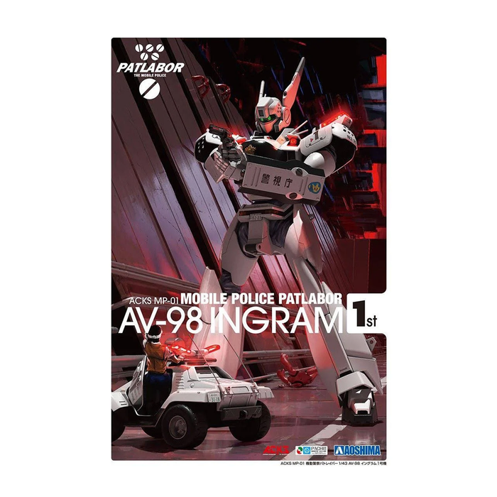 Aoshima: 1/43 Mobile Police Patlabor AV-98 Ingram 1st Scale Model Kit - for just $69.99! 