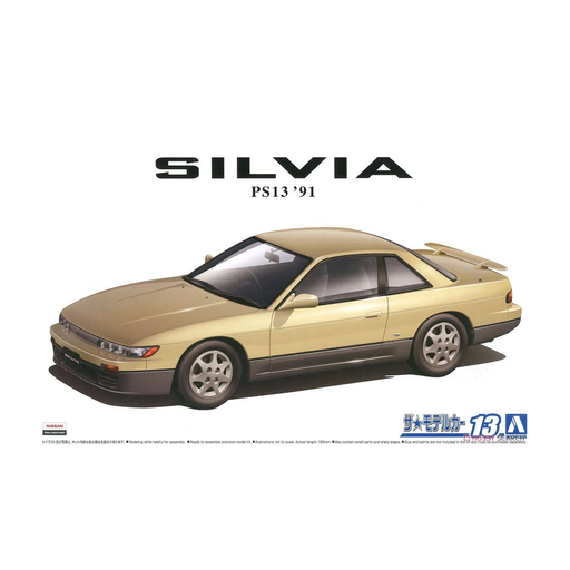 Aoshima: 1/24 NISSAN PS13 SILVIA K's Dia-Package'91 Scale Model Kit #13 - for just $39.99! 