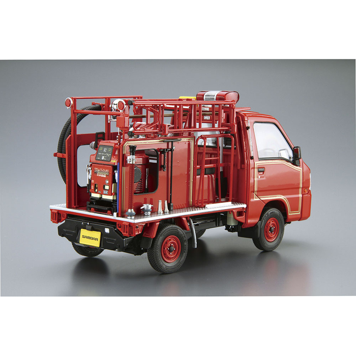 Aoshima: 1/24 Subaru TT2 Sambar Fire Engine '11 Scale Model Kit #119 - for just $48.99! 
