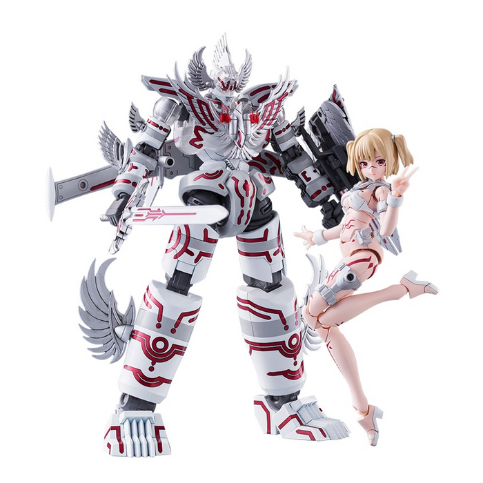 Aoshima: Gattai Robot Atlanger - ACKS Atlanger and Omega Model Kit Set Scale Model Kit - for just $95.99! 