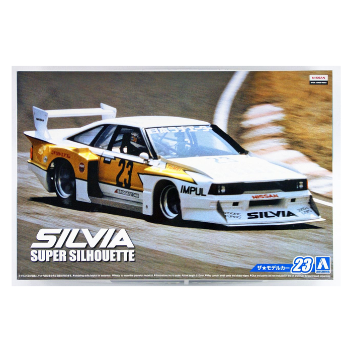 Aoshima: 1/24 Nissan KS110 Silvia Super Silhouette '82 Scale Model Kit #23 - for just $39.99! 