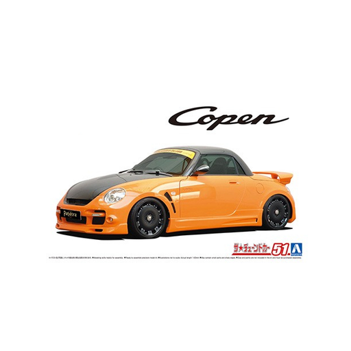 Aoshima: 1/24 Pandora Type 887 EVO II L880K Copen '02 (Daihatsu) Scale Model Kit #51 - for just $39.99! 