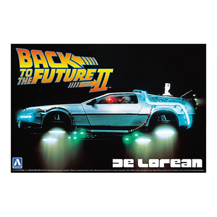 Aoshima: Back to the Future Part II DeLorean 1/24 Scale Model Kit #BT-02 - for just $39.99! 