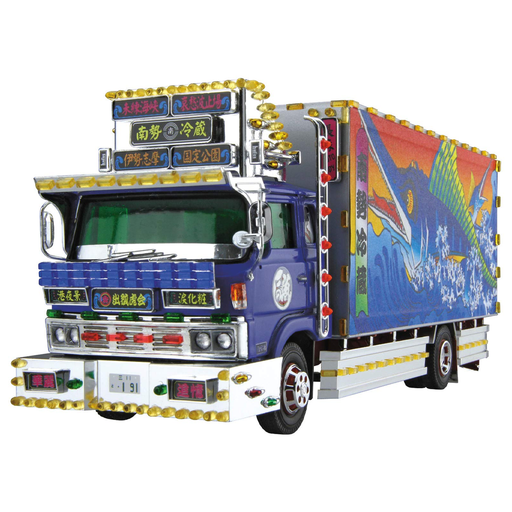 Aoshima: 1/32 Decoration Truck Nansei Reizo (4T Refrigerated) Special Liner Scale Model Kit #53 - for just $48.99! 