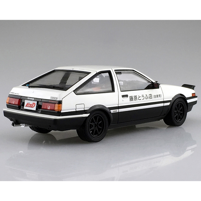 Aoshima: Initial D - Takumi Fujiwara's AE86 Trueno (Project D Ver.) 1/24 Scale Model Kit - for just $39.99! 