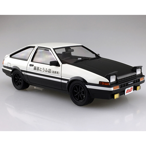 Aoshima: Initial D - Takumi Fujiwara's AE86 Trueno (Project D Ver.) 1/24 Scale Model Kit - for just $39.99! 