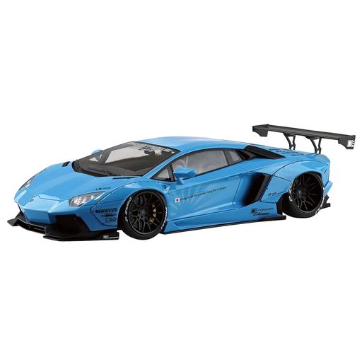 Aoshima: 1/24 LB-Works Lamborghini Aventador Ver. 1 Scale Model Kit #17 - for just $59.99! 