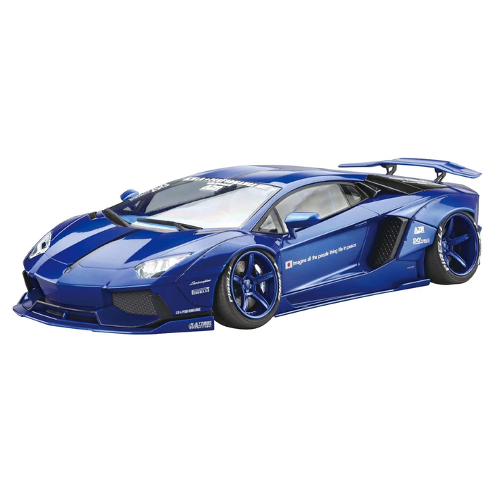Aoshima: 1/24 LB-Works Liberty Walk Lamborghini Aventador (Ver. 2) Scale Model Kit #18 - for just $61.99! 