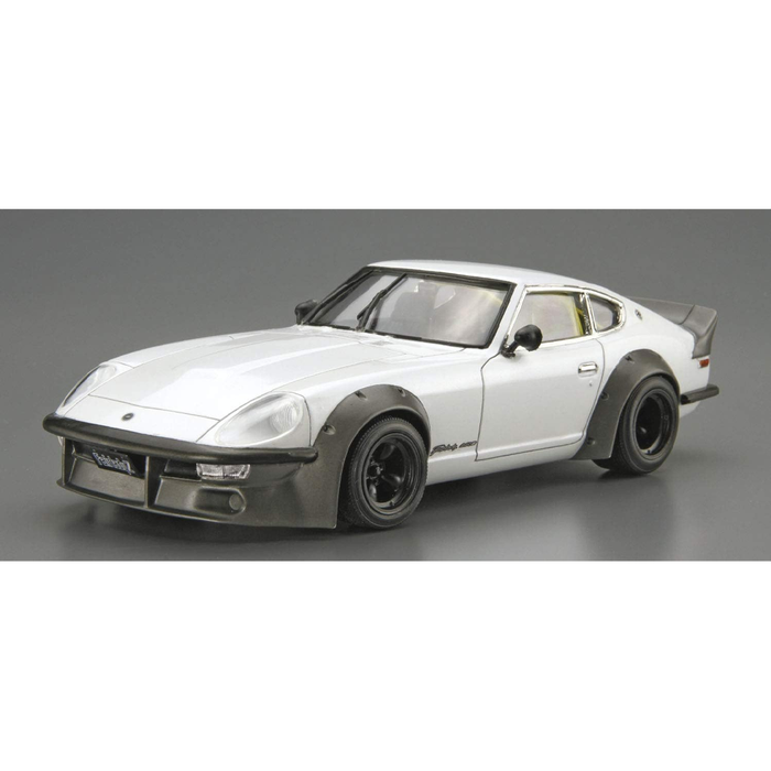 Aoshima: 1/24 NISSAN S30 Fairlady Z AERO CUSTOM Ver. 2 '75 Scale Model Kit #128 - for just $39.99! 