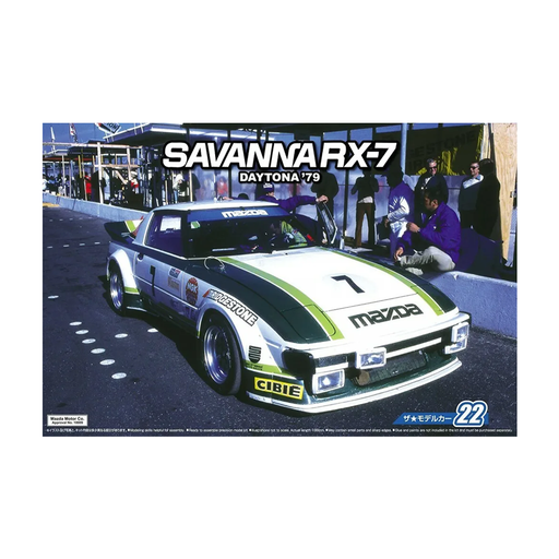 Aoshima: 1/24 MAZDA SA22C RX-7 Daytona '79 Scale Model Kit #22 - for just $39.99! 