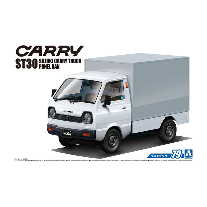 Aoshima: 1/24 SUZUKI ST30 CARRY PANEL VAN '79 Scale Model Kit #79 - for just $39.99! 