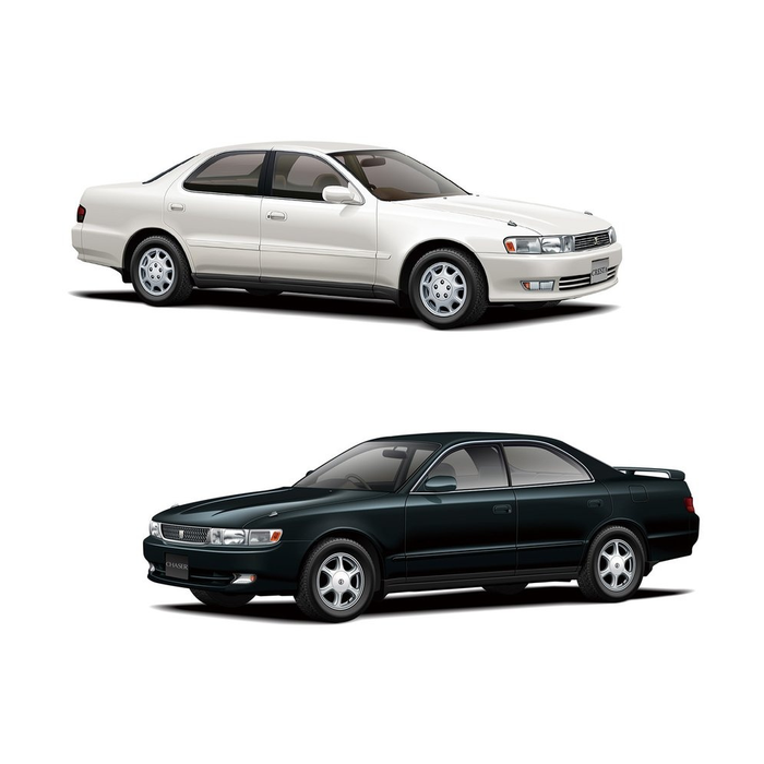 Aoshima: 1/24 Toyota JZX90 Chaser/Cresta Avante/Lucent/Tourer '93 Scale Model Kit #93 - for just $39.99! 