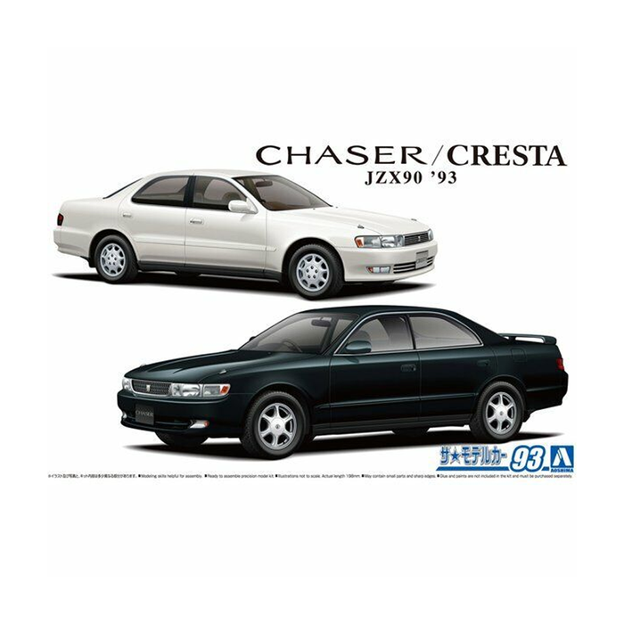 Aoshima: 1/24 Toyota JZX90 Chaser/Cresta Avante/Lucent/Tourer '93 Scale Model Kit #93 - for just $39.99! 