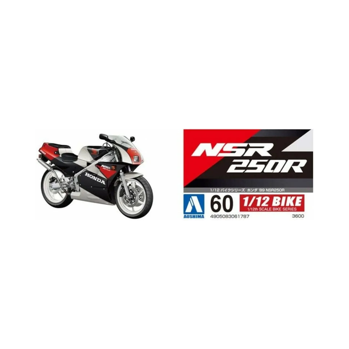 Aoshima: 1/12 Honda '89 NSR250R Scale Model Kit #60 - for just $35.99! 