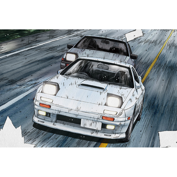 Aoshima: 1/24 Initial D - Takahashi Ryosuke FC3S RX-7 [Comics Vol. 5 Akina Battle Ver.] Scale Model Kit #2 - for just $39.99! 