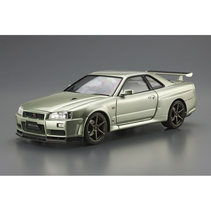 Aoshima: 1/24 Nissan BNR34 Skyline GT-R V-SpecII Nur. '02 Scale Model Kit #134 - for just $39.99! 