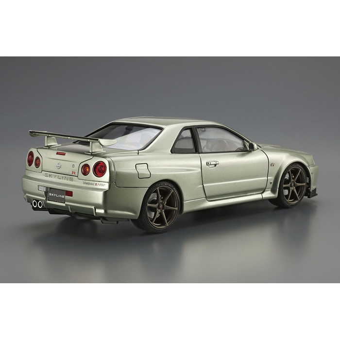 Aoshima: 1/24 Nissan BNR34 Skyline GT-R V-SpecII Nur. '02 Scale Model Kit #134 - for just $39.99! 