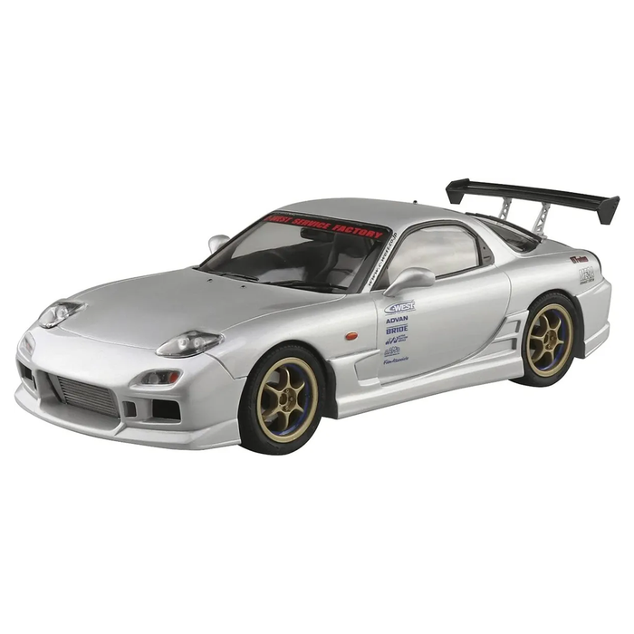 Aoshima: 1/24 The Tuned Car - FD3S RX-7 C-WEST Mazda '99 Scale Model Kit #69 - for just $39.99! 