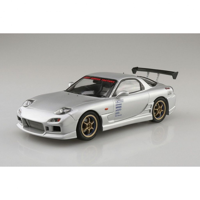 Aoshima: 1/24 The Tuned Car - FD3S RX-7 C-WEST Mazda '99 Scale Model Kit #69 - for just $39.99! 