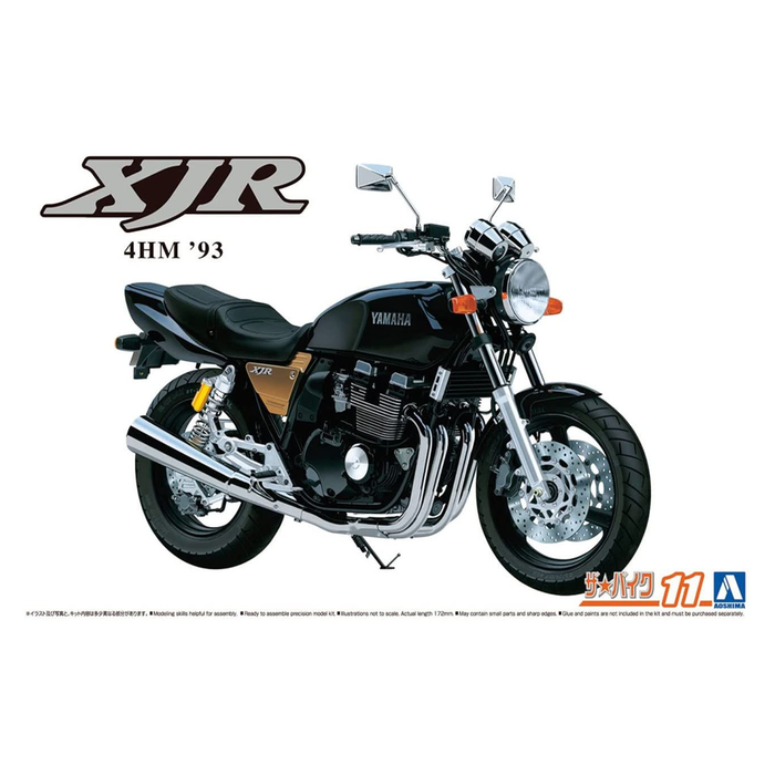 Aoshima: 1/12 Yamaha 4HM XJR400 '93 Scale Model Kit #11 - for just $28.99! 