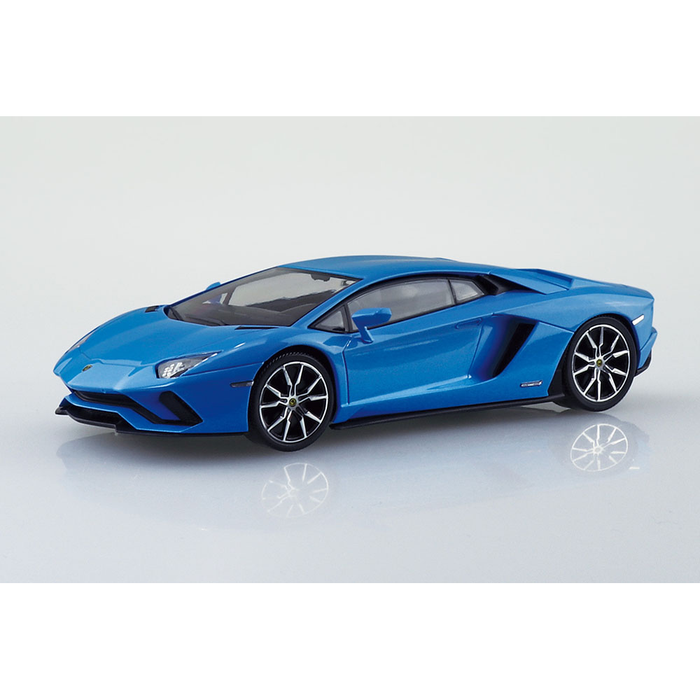 Aoshima: 1/32 The Snap Kit Lamborghini Aventador S (Pearl Blue) Scale Model Kit #12-E - for just $24.99! 