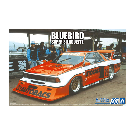 Aoshima: 1/24 NISSAN KY910 BLUEBIRD SUPER SILHOUETTE '83 Scale Model Kit #24 - for just $39.99! 