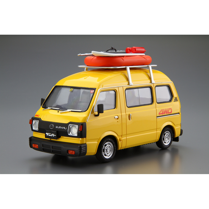 Aoshima: 1/24 SUBARU TT1 SAMBAR HIGH-ROOF 4WD '80 Scale Model Kit #55 - for just $39.99! 
