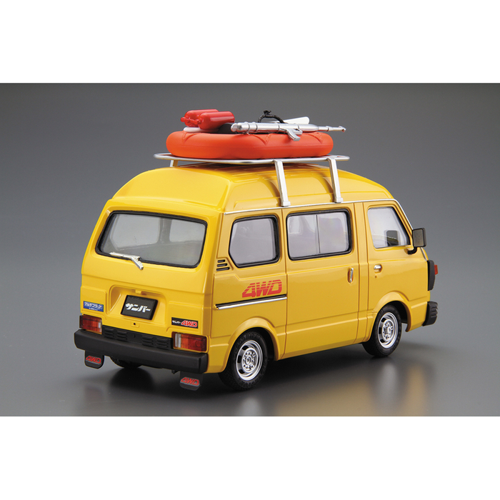 Aoshima: 1/24 SUBARU TT1 SAMBAR HIGH-ROOF 4WD '80 Scale Model Kit #55 - for just $39.99! 