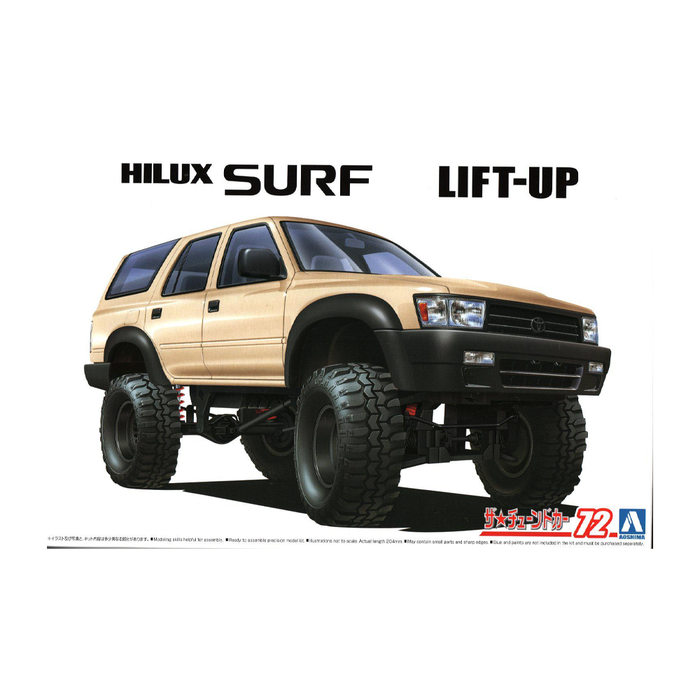 Aoshima: 1/24 Toyota Hilux Surf Lift Up VZN130G '91 Scale Model Kit #72 - for just $39.99! 