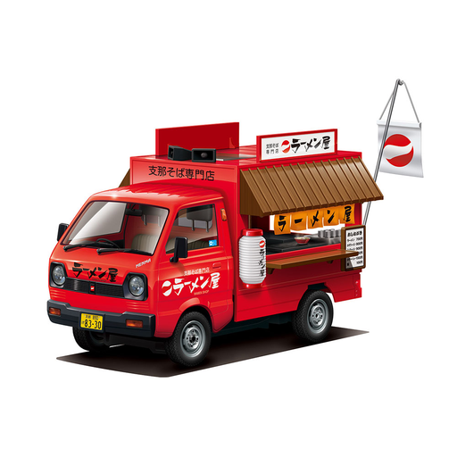 Aoshima: 1/24 Catering Machine Ramen Shop Truck Scale Model Kit #10 - for just $35.99! 