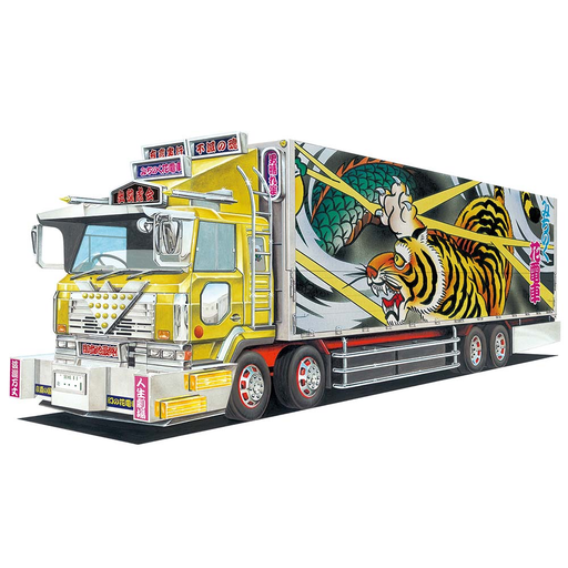 Aoshima: 1/64 Decoration Truck Mini Deco Next Michinoku-Hana Train Scale Model Kit #9 - for just $29.99! 
