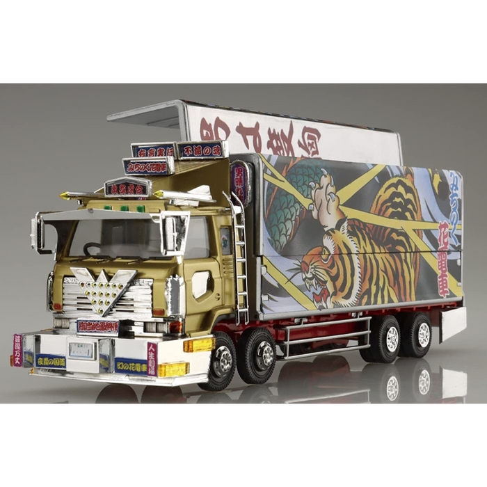 Aoshima: 1/64 Decoration Truck Mini Deco Next Michinoku-Hana Train Scale Model Kit #9 - for just $29.99! 