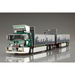 Aoshima: 1/64 Decoration Truck Mini Deco Next Fellow Traveler Truck and Trailer Scale Model Kit #10 - for just $29.99! 