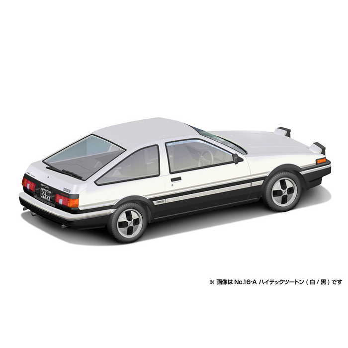 Aoshima: 1/32 The Snap Kit Toyota Sprinter Trueno (High-Tech Two Tone) 1/32 Scale Model Kit #16-A - for just $19.99! 