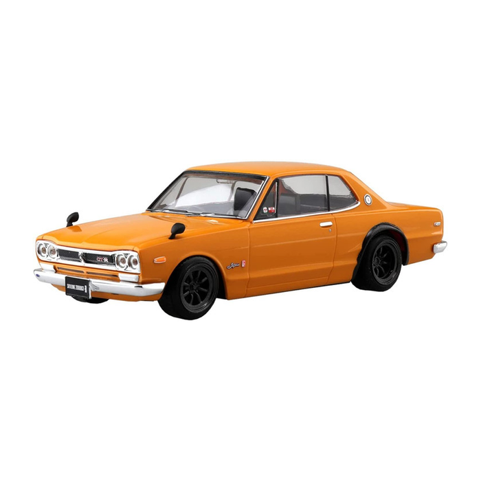 Aoshima: 1/32 The Snap Kit Nissan Skyline 2000 GT-R Custom Wheel (Safari Brown) Scale Model Kit #08-SP4 - for just $24.99! 