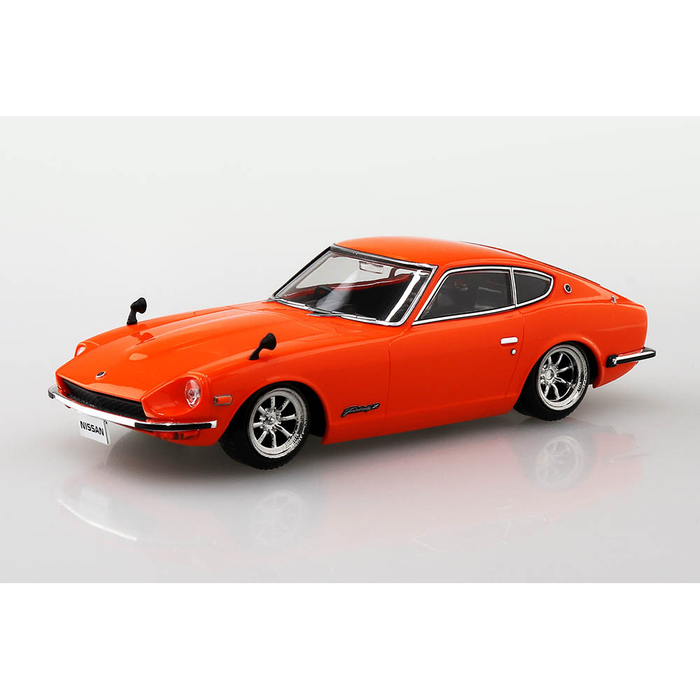 Aoshima: 1/32 The Snap Kit Nissan S30 Fairlady Z Custom Wheel (Orange) Scale Model Kit #13-SP3 - for just $24.99! 
