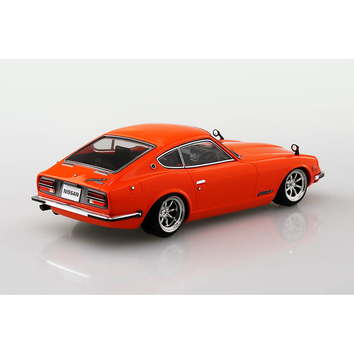 Aoshima: 1/32 The Snap Kit Nissan S30 Fairlady Z Custom Wheel (Orange) Scale Model Kit #13-SP3 - for just $24.99! 