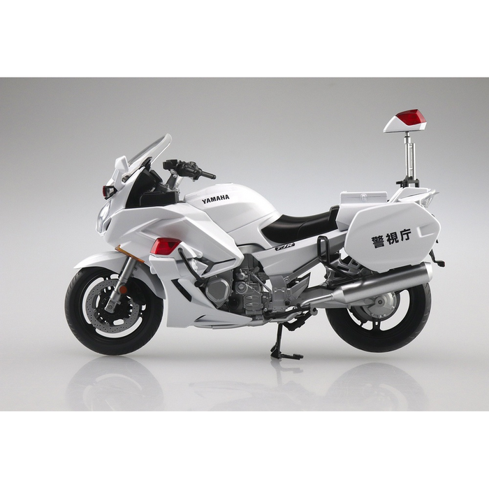 Aoshima: 1/12 Scale Yamaha FJR1300P Police Die-Cast Motorcycle - for just $36.99! 