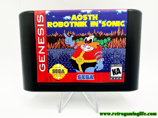 AOSTH Robotnik in Sonic – Sega Genesis Reproduction Cartridge - for just $19.99! 