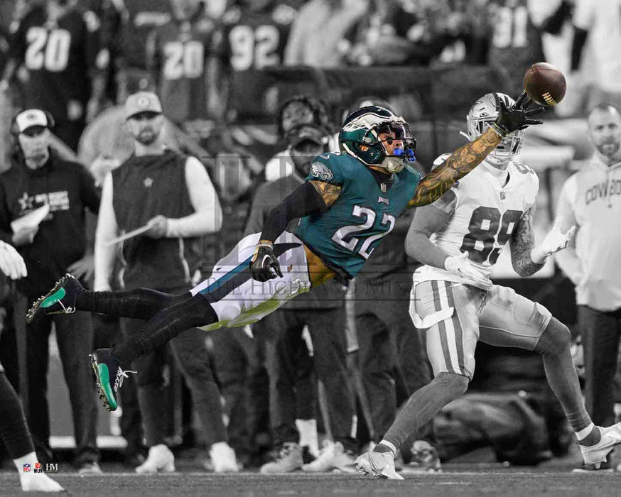 Marcus Epps Interception v. Cowboys Philadelphia Eagles 11" x 14" Spotlight Football Photo - for just $7! 