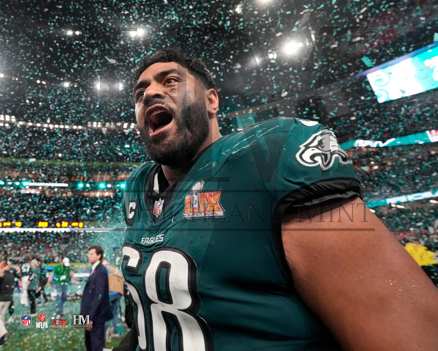 Jordan Mailata Super Bowl LIX Eagles Celebration Photo - for just $9.99! 