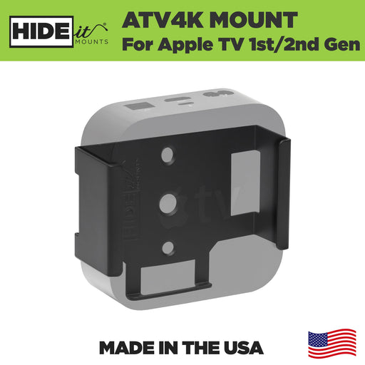 HIDEit ATV4K | 1st + 2nd Gen Apple TV 4K Wall Mount - for just $17! 