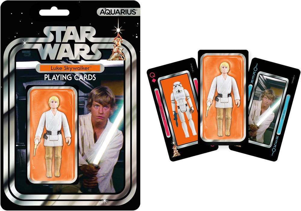 Aquarius Playing Cards: Star Wars - Action Figures - Luke Skywalker - for just $10! 
