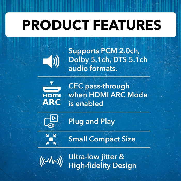 HDMI ARC & S/PDIF Audio Extender up to 150m Using CAT Cable (ARC-EX300-K) - Just $69.99! Shop now at Retro Gaming of Denver