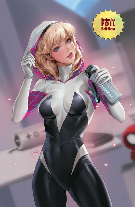 [Foil] Amazing Spider-Man #32 [G.O.D.S.] Unknown Comics Leirix Exclusive NYCC Foil Virgin Var (10/18/2023) - for just $60! 