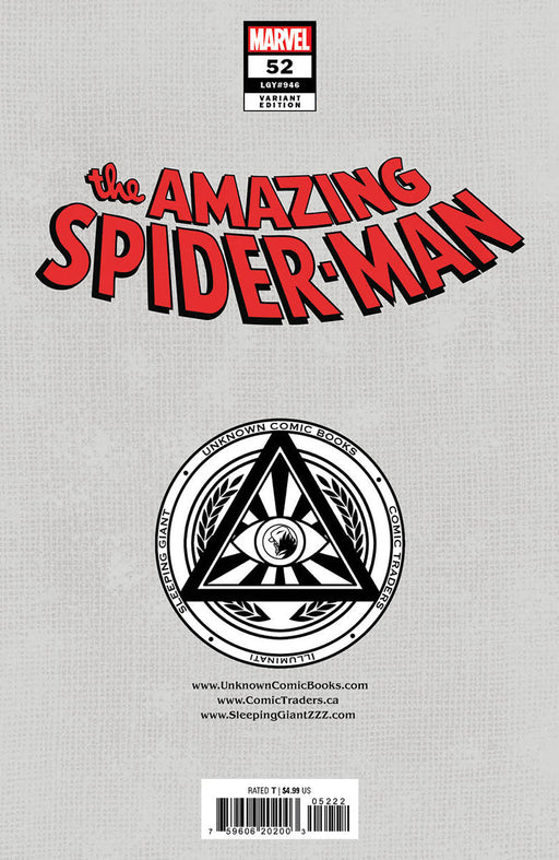 Amazing Spider-Man #52 Unknown Comics Ejikure Exclusive Var (06/19/2024) - for just $5! 